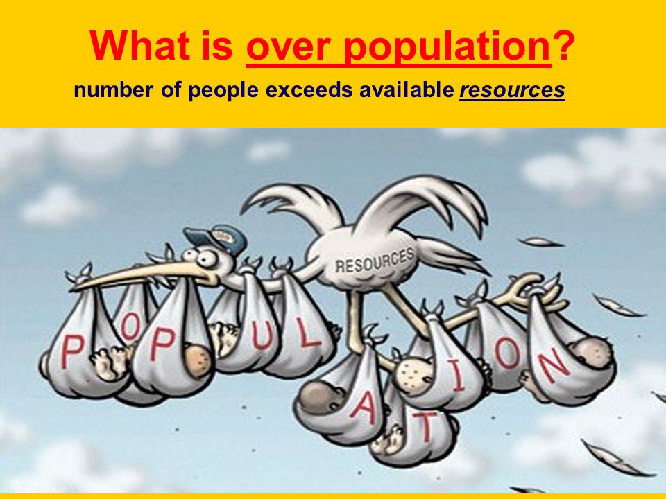 What is over population