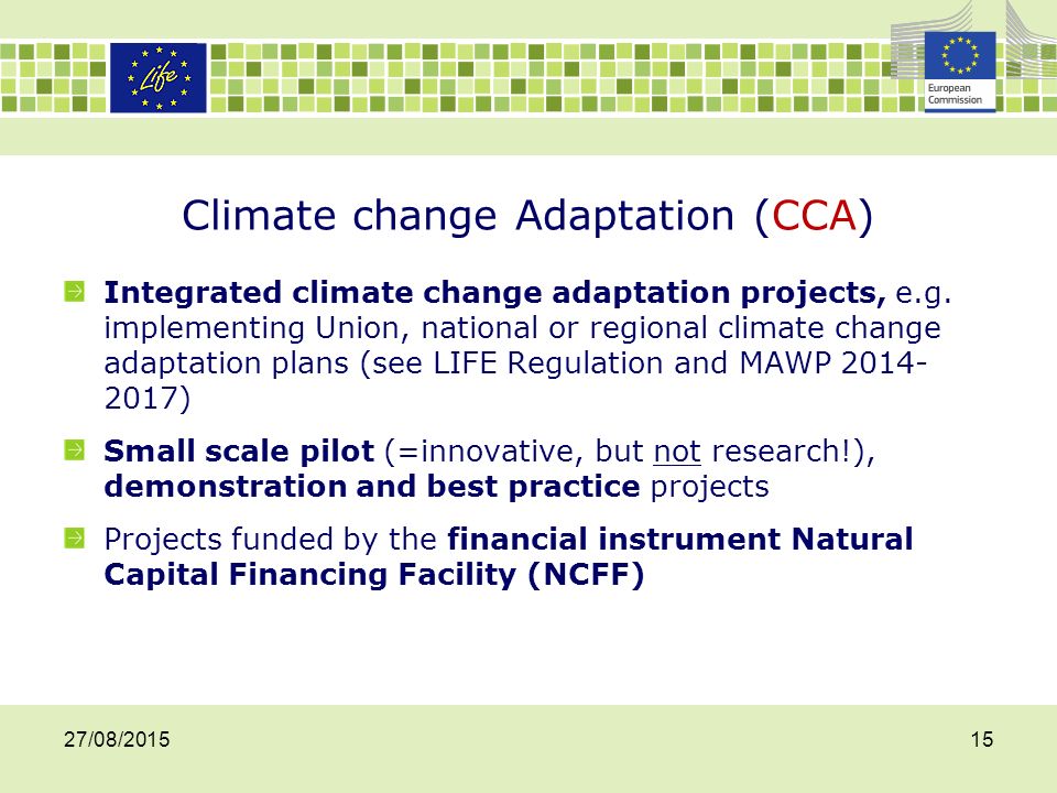 Climate change Adaptation (CCA)