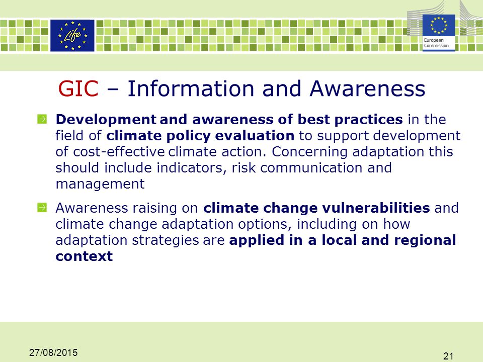 GIC – Information and Awareness