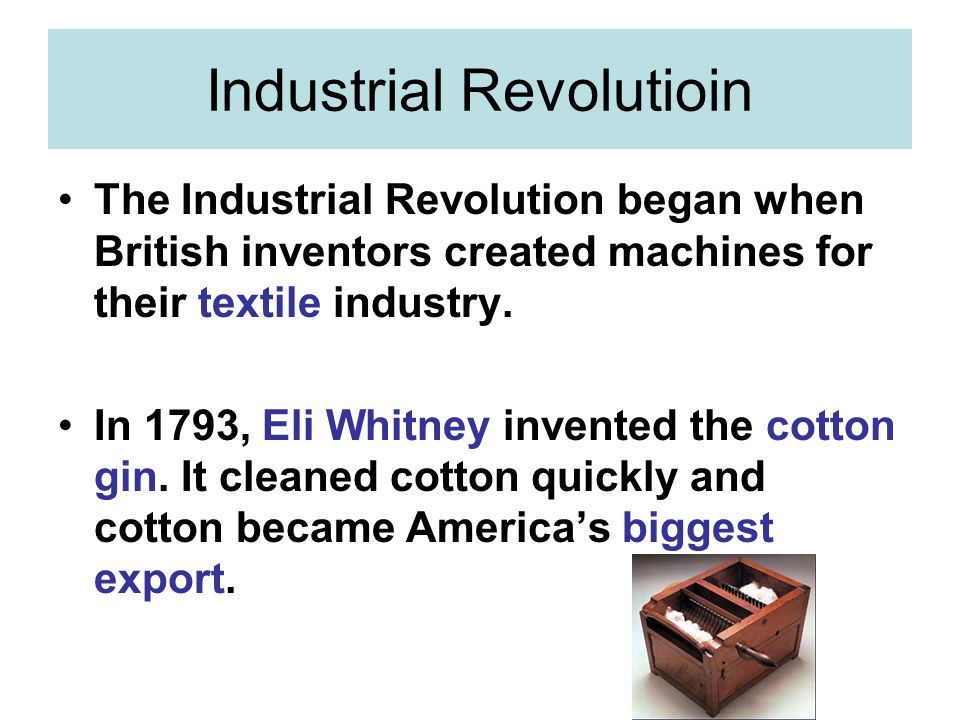 Industrial Revolutioin