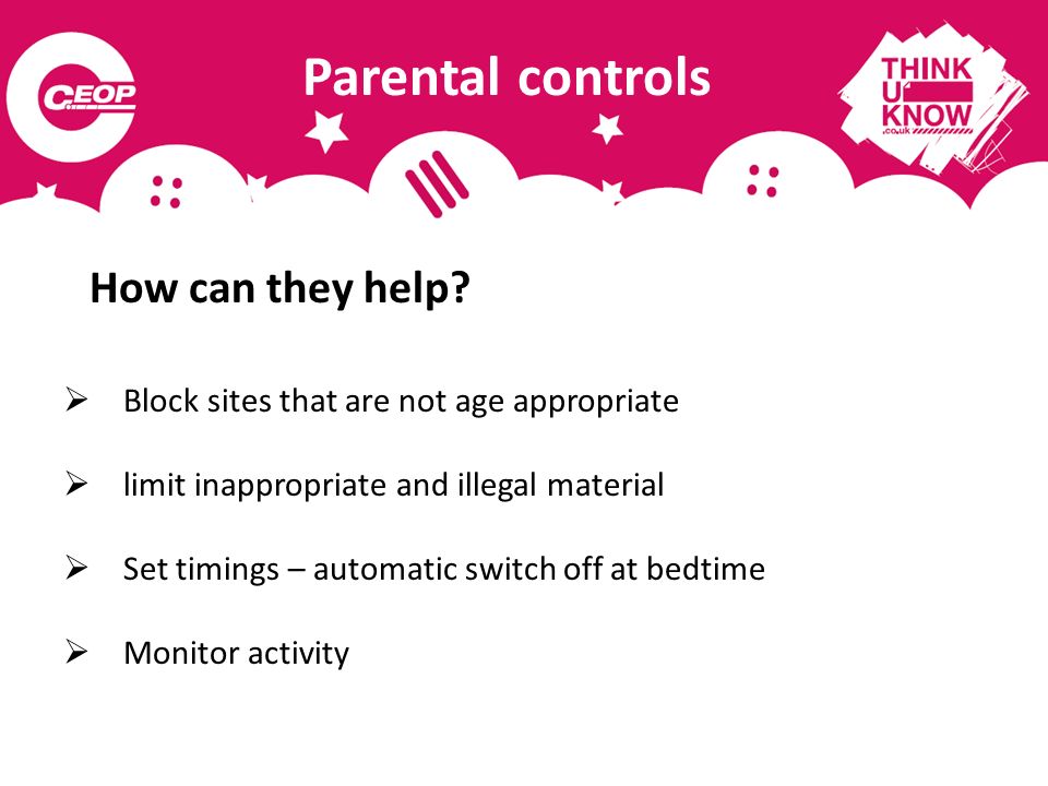 Parental controls How can they help