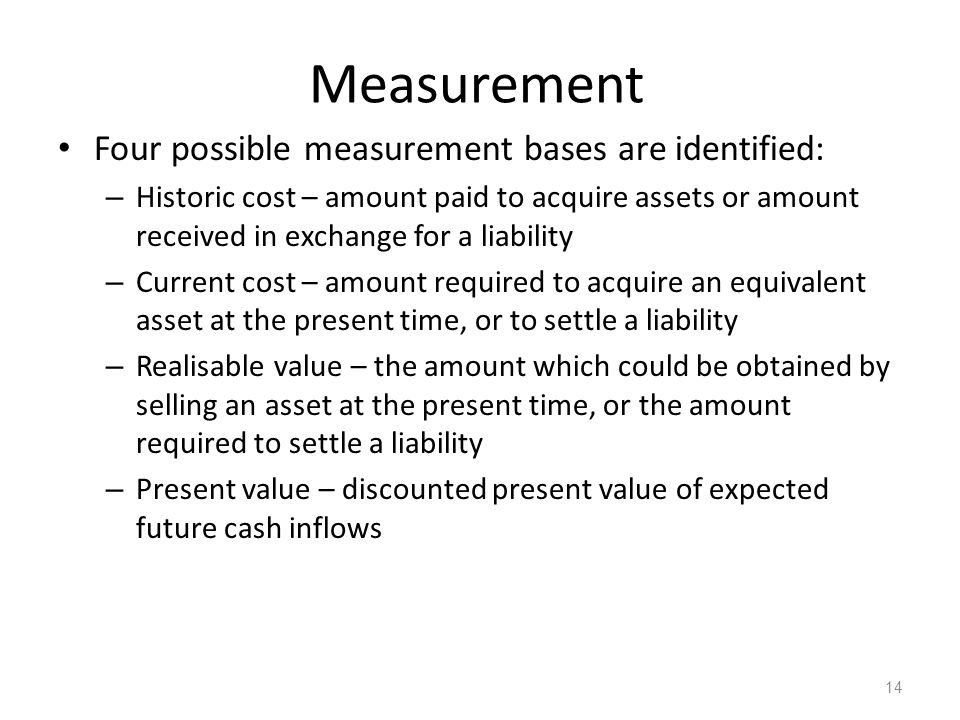 Measurement Four possible measurement bases are identified: