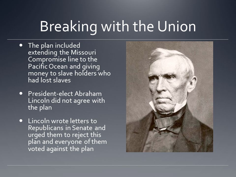 Breaking with the Union