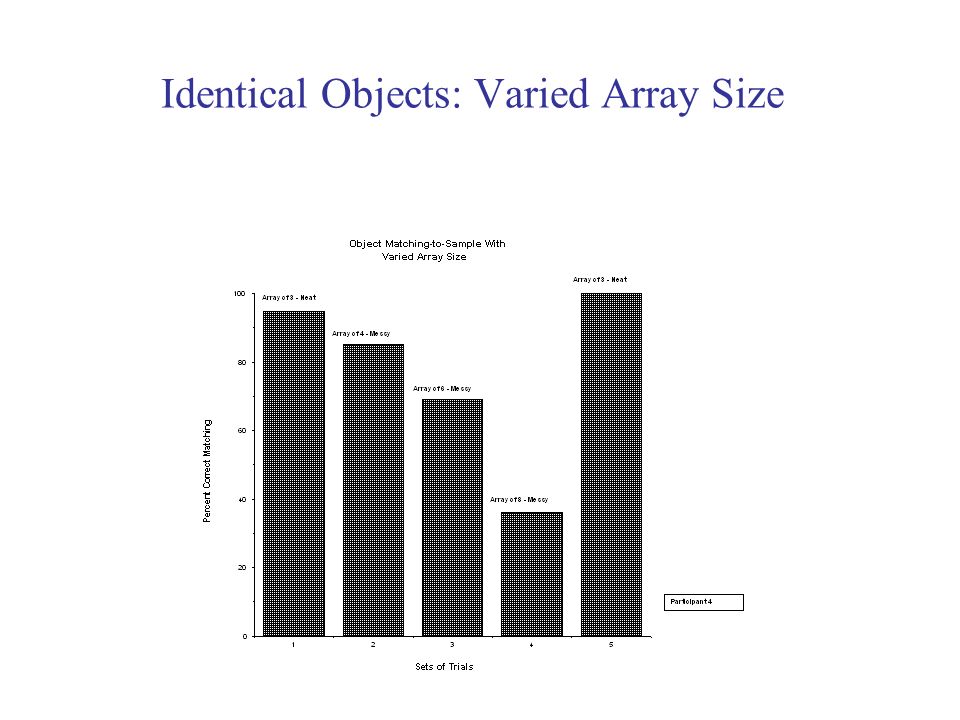 Identical Objects: Varied Array Size