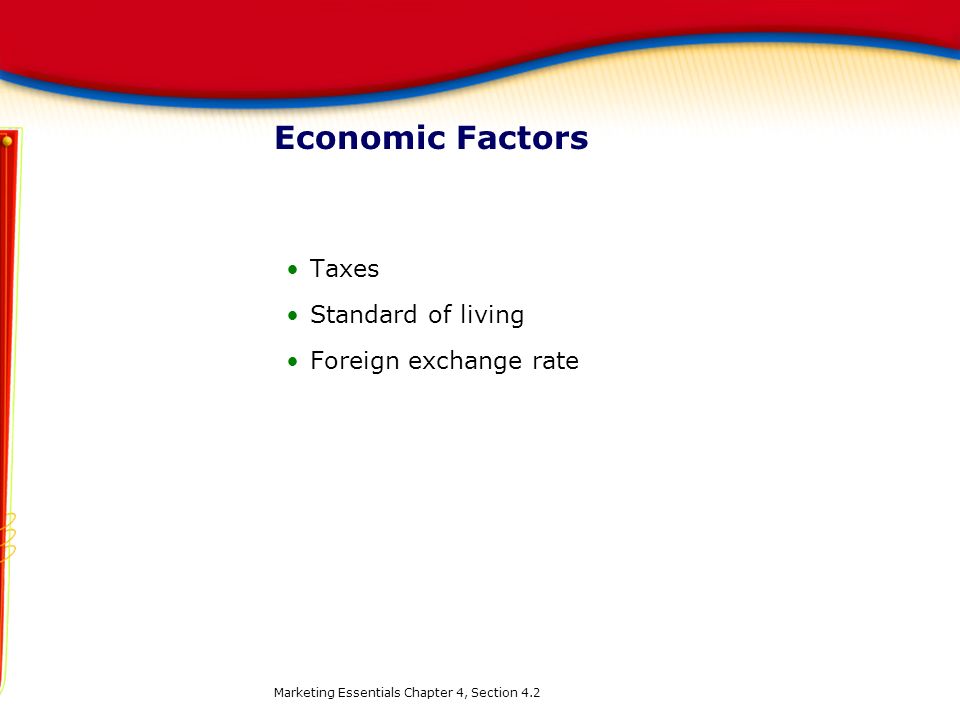 Taxes Standard of living Foreign exchange rate