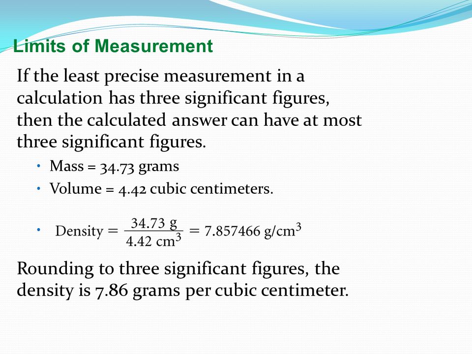 Limits of Measurement