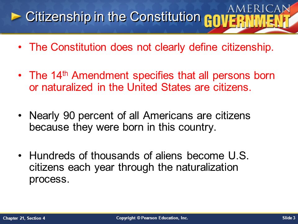 Citizenship in the Constitution