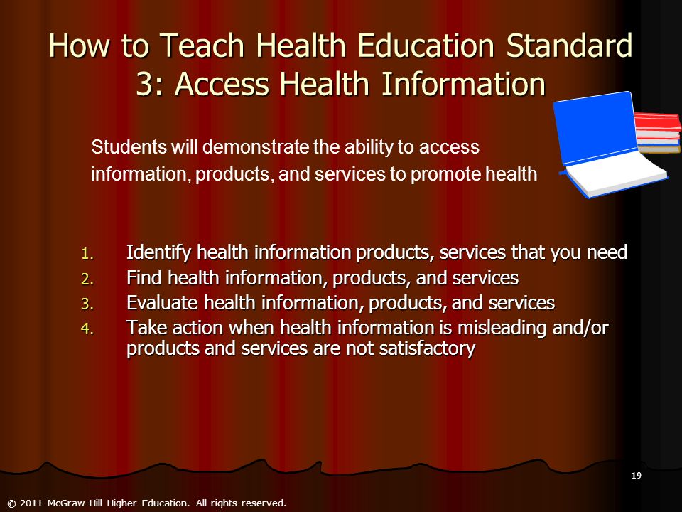 How to Teach Health Education Standard 3: Access Health Information