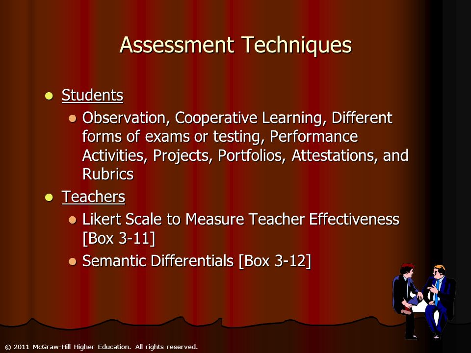 Assessment Techniques