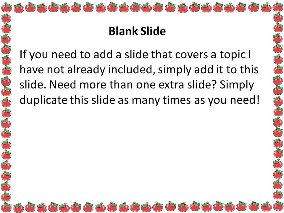 Blank Slide