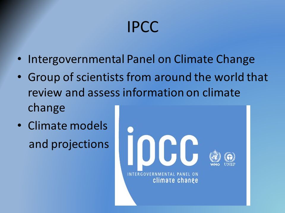 IPCC Intergovernmental Panel on Climate Change