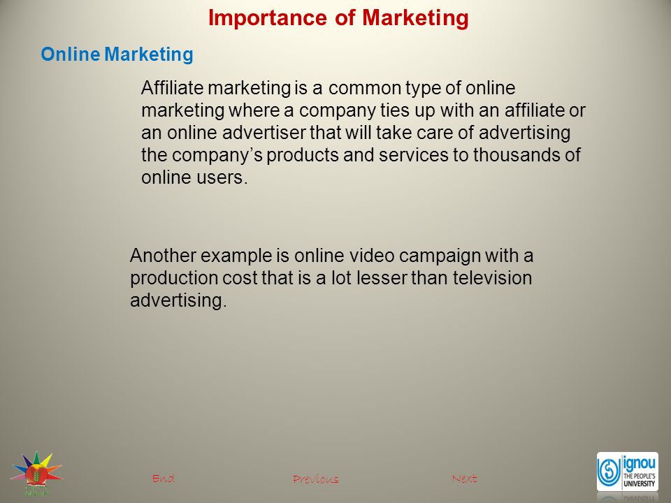 Importance of Marketing