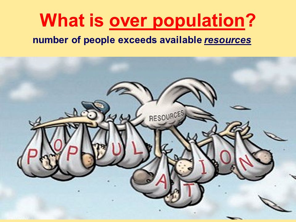 What is over population