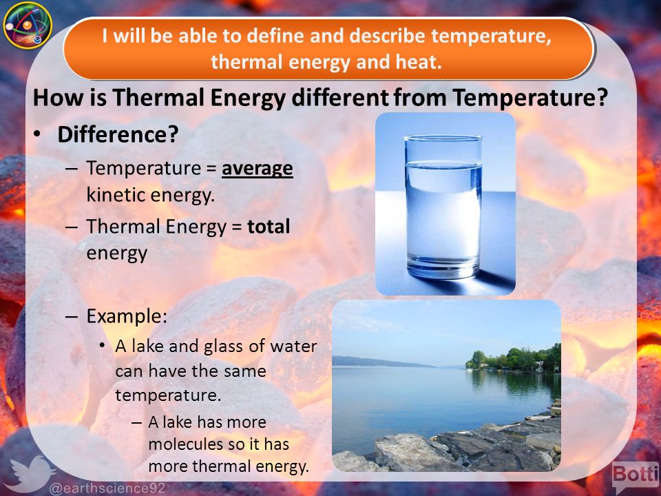 How is Thermal Energy different from Temperature