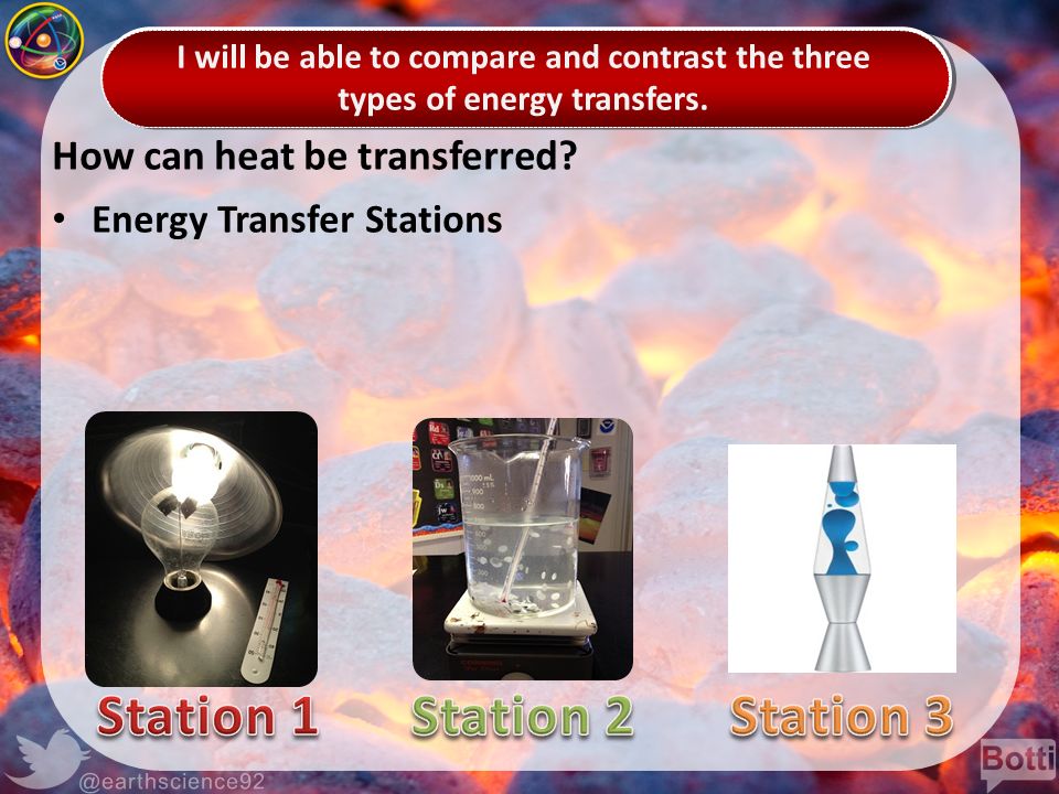 How can heat be transferred