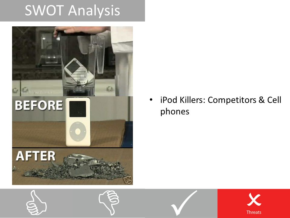 SWOT Analysis iPod Killers: Competitors & Cell phones