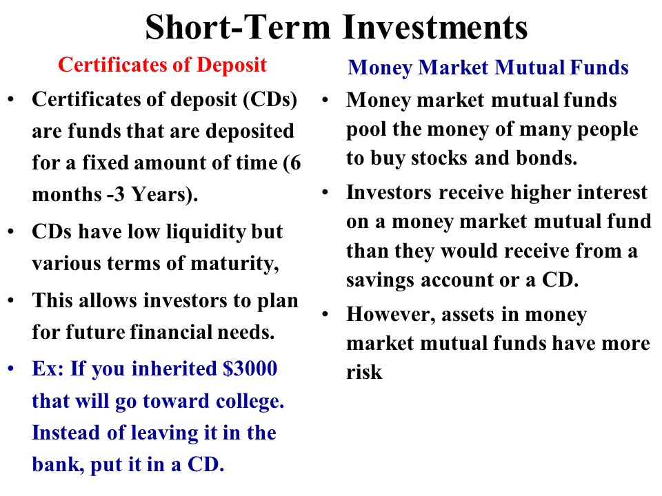 Short-Term Investments