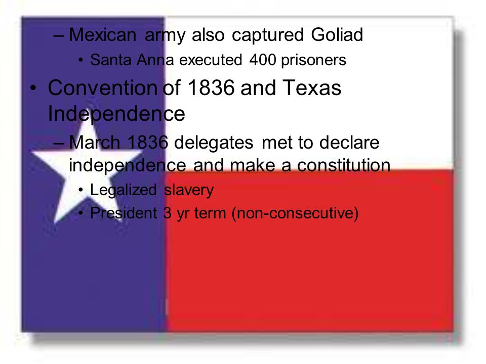 Convention of 1836 and Texas Independence