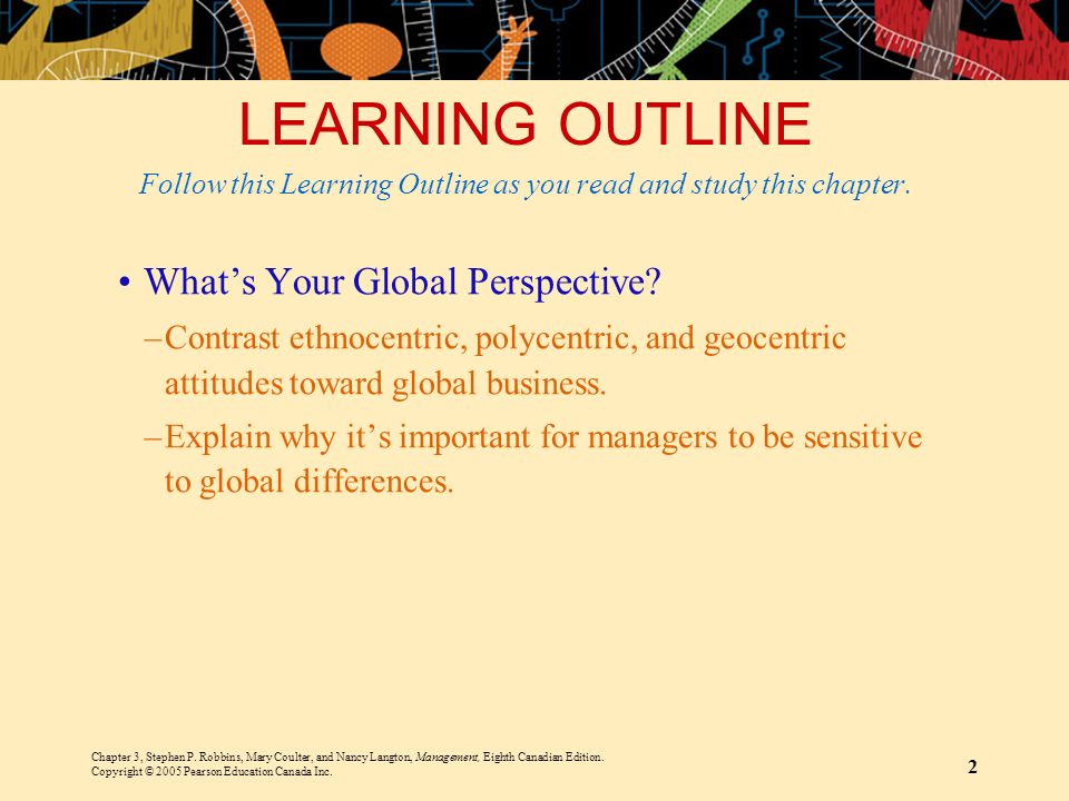 LEARNING OUTLINE Follow this Learning Outline as you read and study this chapter.