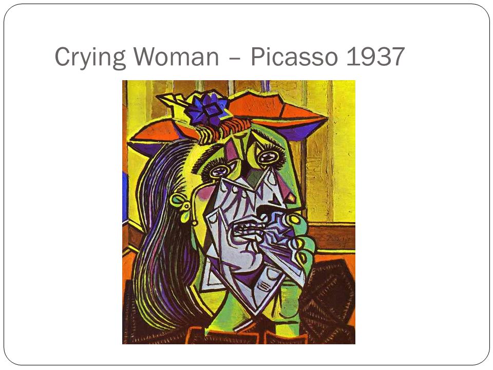 Crying Woman – Picasso 1937