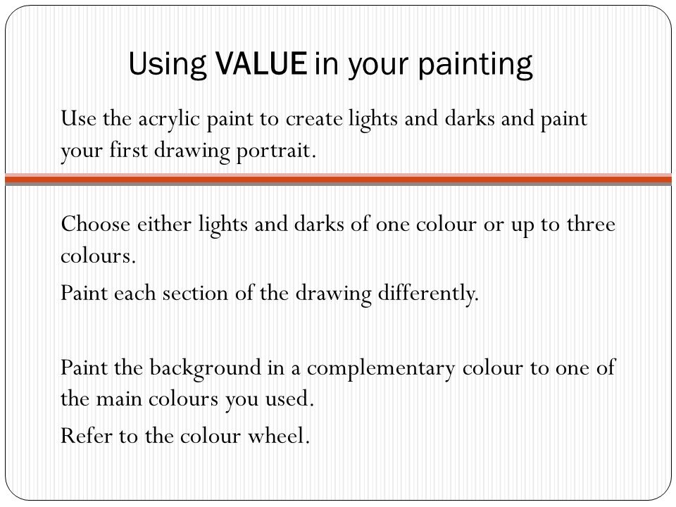 Using VALUE in your painting