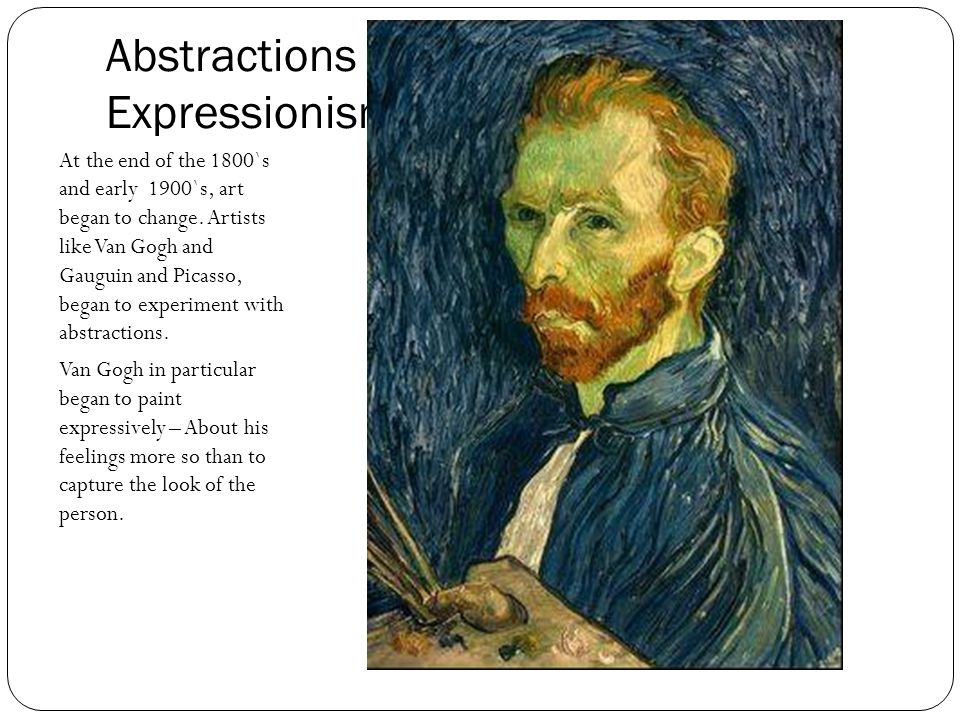 Abstractions and Expressionism