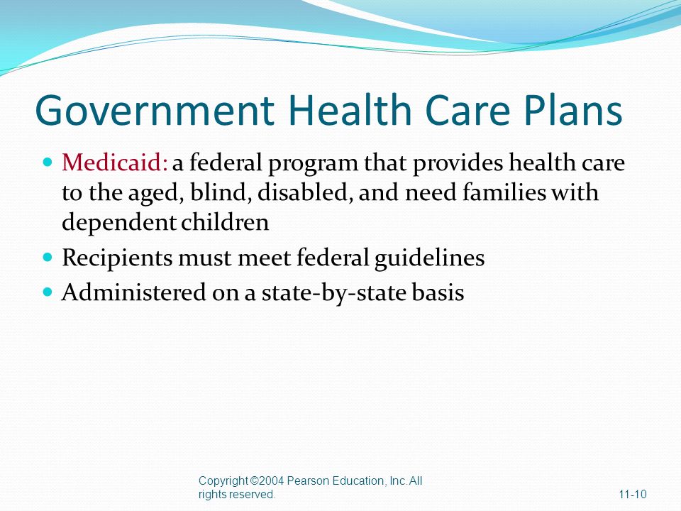 Government Health Care Plans