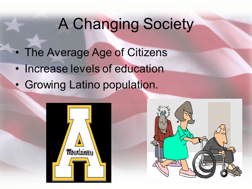 A Changing Society The Average Age of Citizens