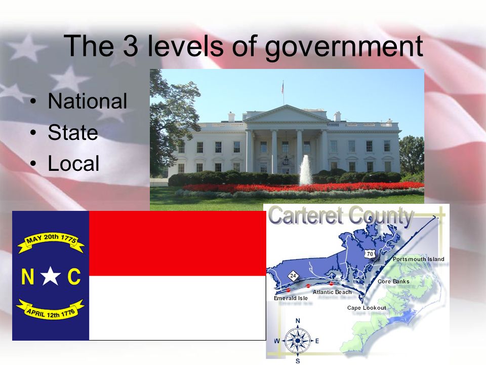 The 3 levels of government