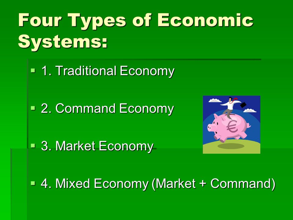 Four Types of Economic Systems: