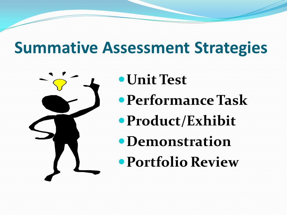 Summative Assessment Strategies
