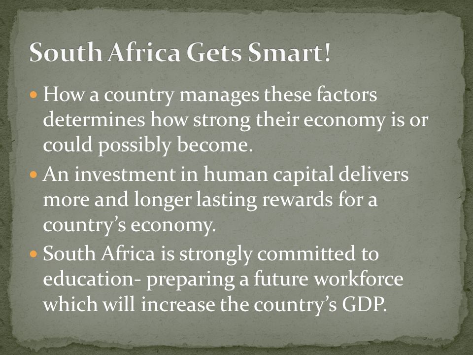 South Africa Gets Smart!