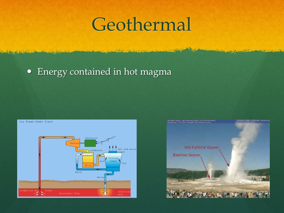 Geothermal Energy contained in hot magma