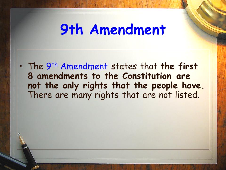 9th Amendment