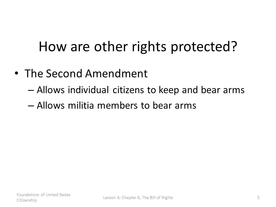 How are other rights protected