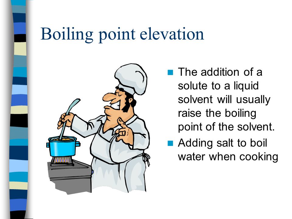 Boiling point elevation