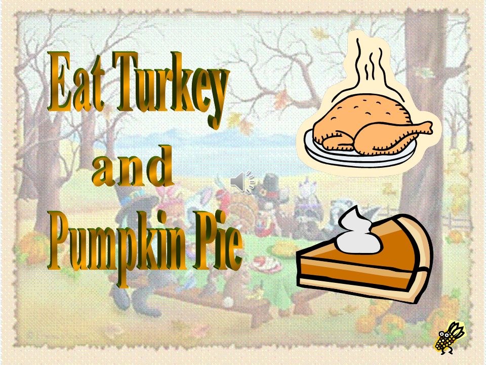 Eat Turkey and Pumpkin Pie