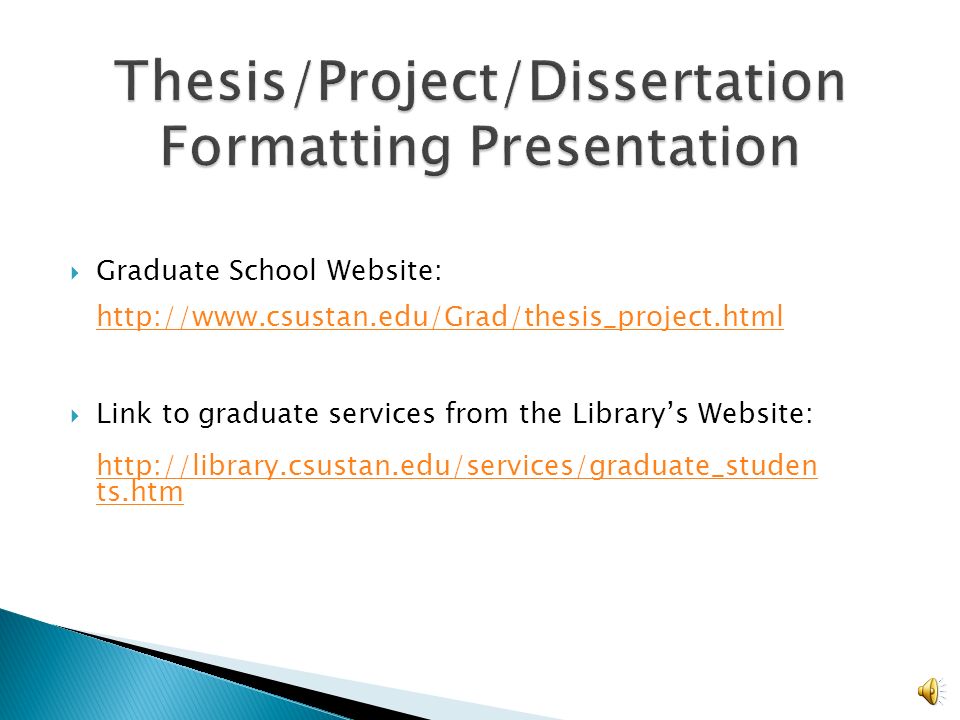 project dissertation