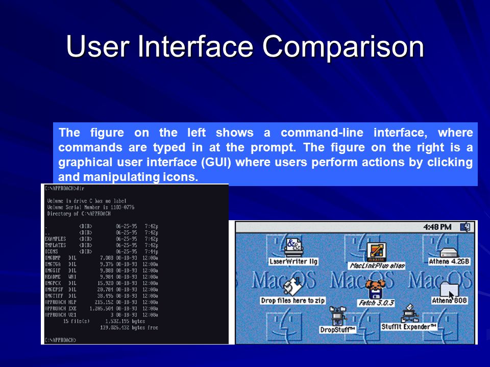 User Interface Comparison