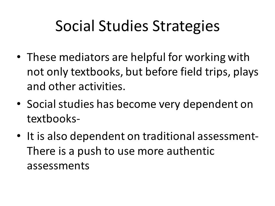 Social Studies Strategies
