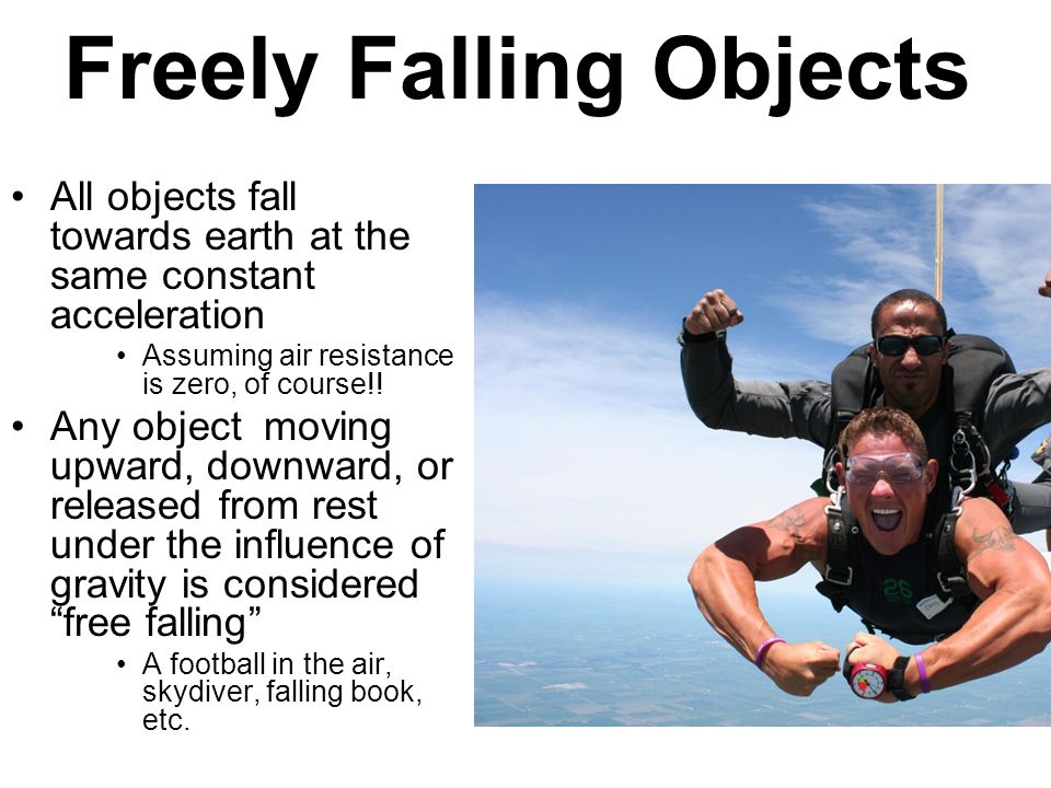 Freely Falling Objects