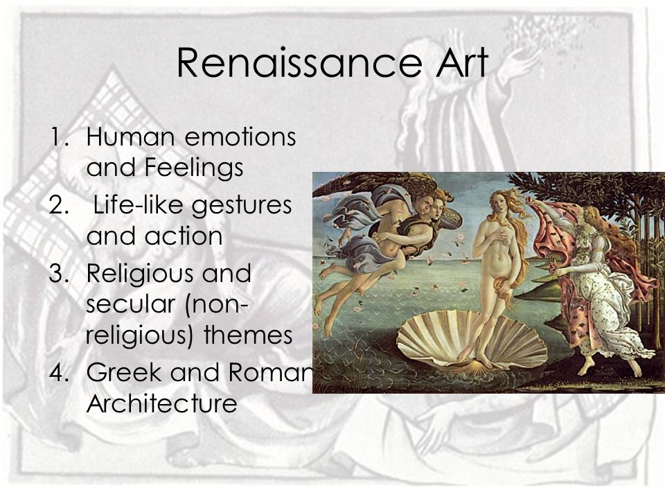 Renaissance Art Human emotions and Feelings