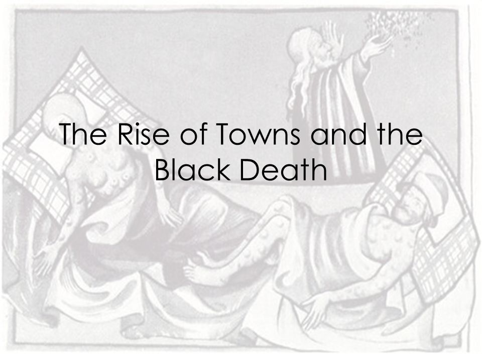 The Rise of Towns and the Black Death