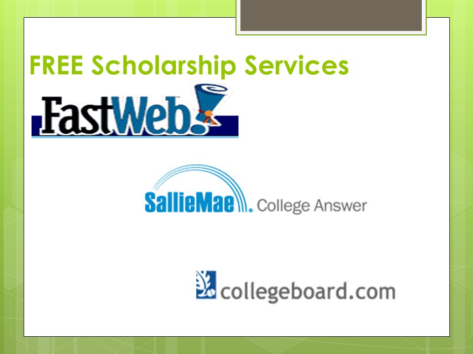 FREE Scholarship Services