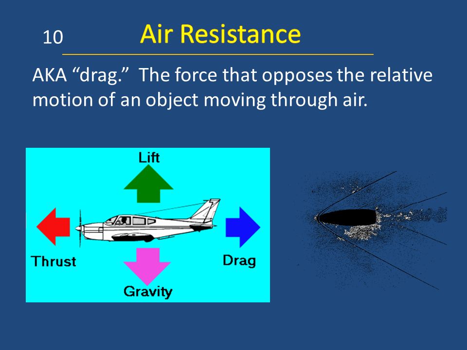 Air Resistance 10.