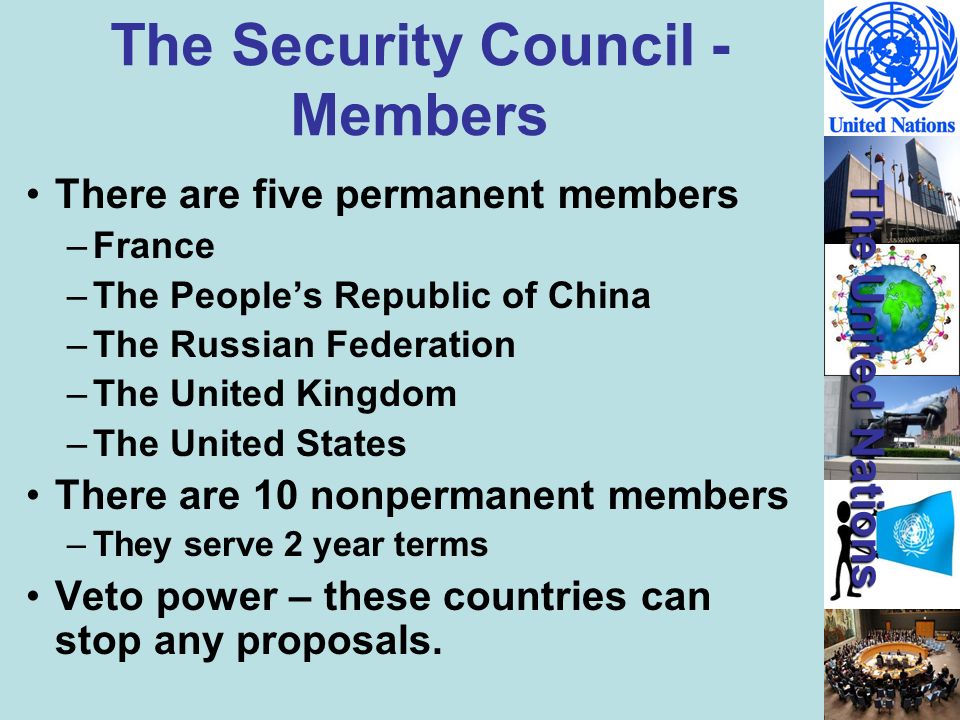 The Security Council - Members
