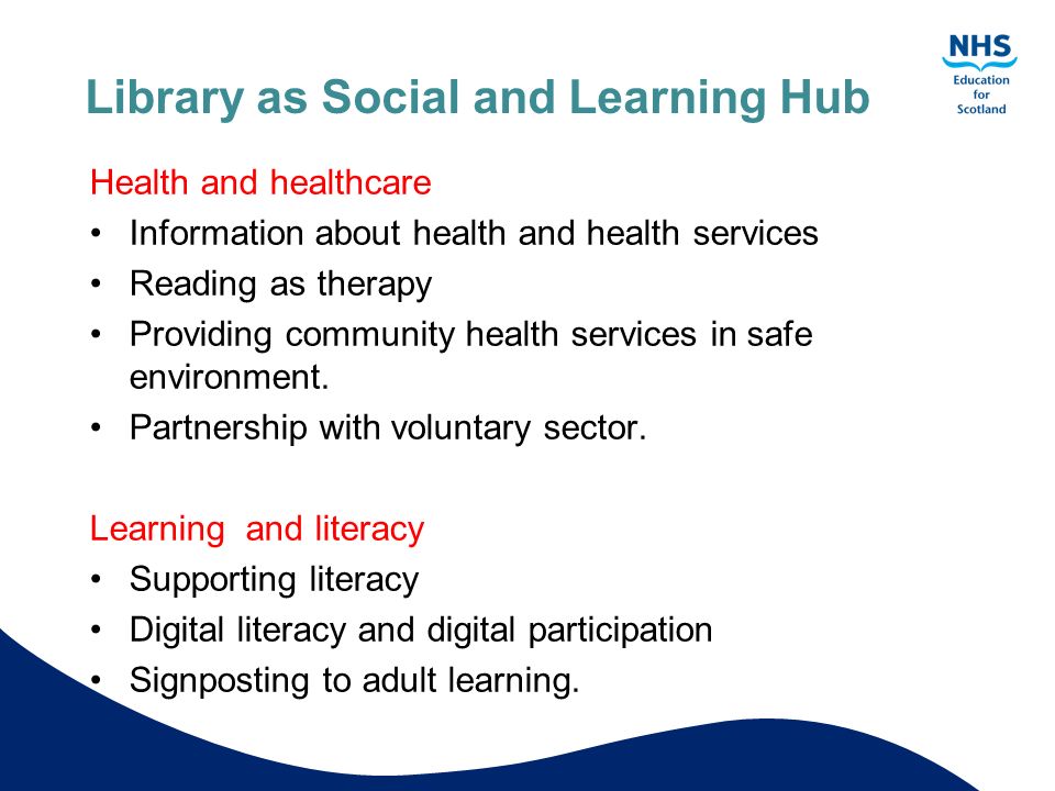 Library as Social and Learning Hub
