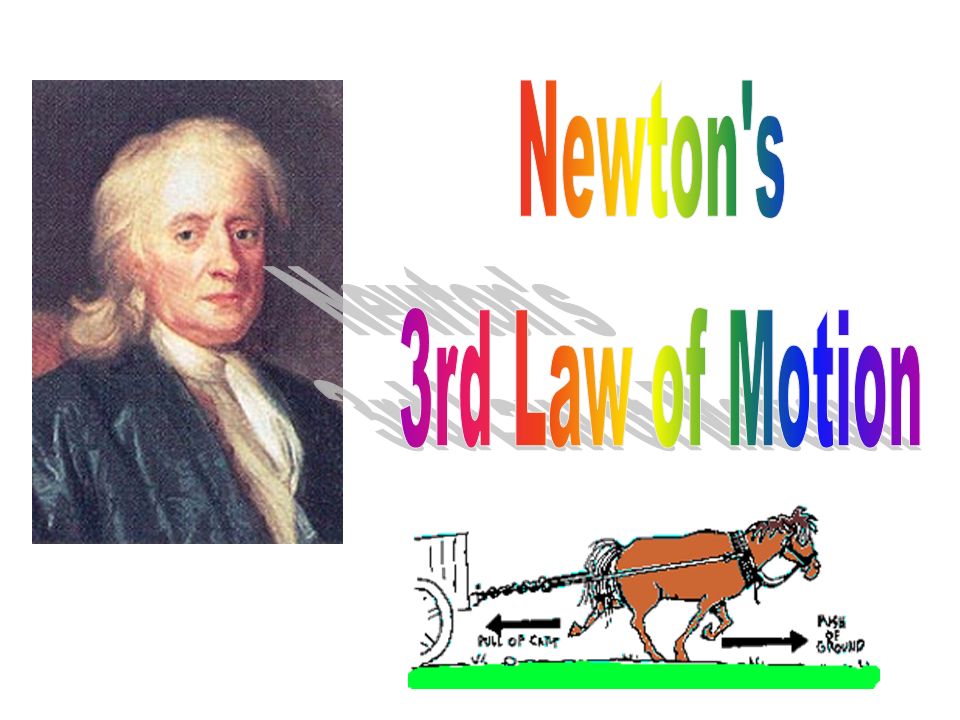 Newton s 3rd Law of Motion