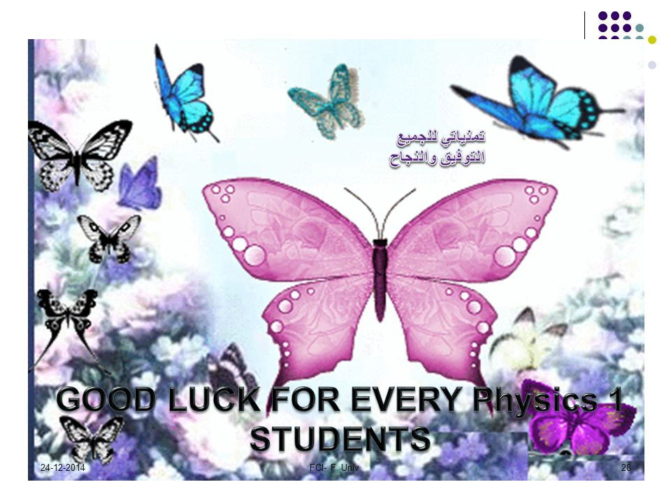 GOOD LUCK FOR EVERY Physics 1