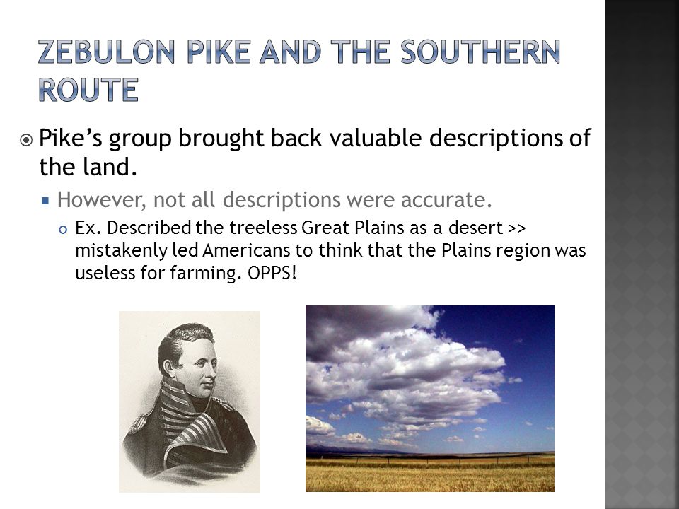 Zebulon Pike and the Southern Route